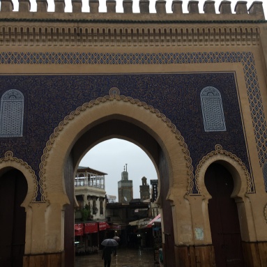 the Blue gate, Fez medina